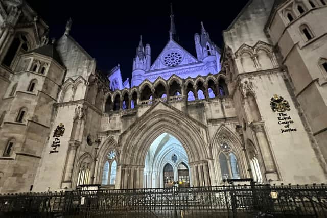 The Royal Courts of Justice, in The Strand, London.