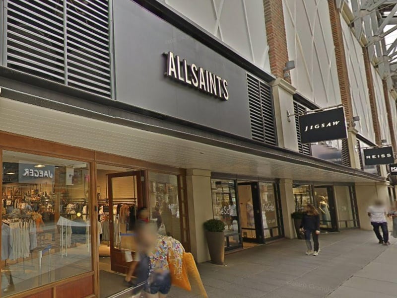 AllSaints fashion brand has an outlet store at 31 Gunwharf Road, Portsmouth.