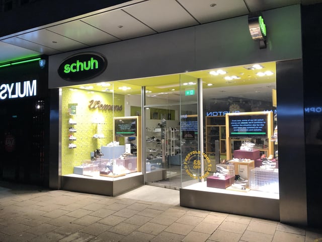 Schuh in Whiteley has a rating of 4.0 from from a 106 Google reviews. One person said: "Great place for a variety of different shoes ect. Brand names like Dr Martin's, rocket dog, kickers, ect are available here and non branded."  Picture: Richard Lemmer