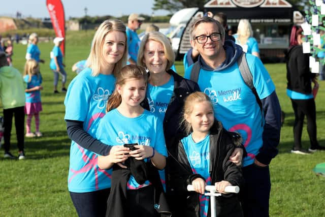 Laurel Smith, 38, Cheryl McCrudden, 68, Dominic Smith, 39, and Maisie Smith, 11, and Aria Smith, eight. Picture: Sam Stephenson