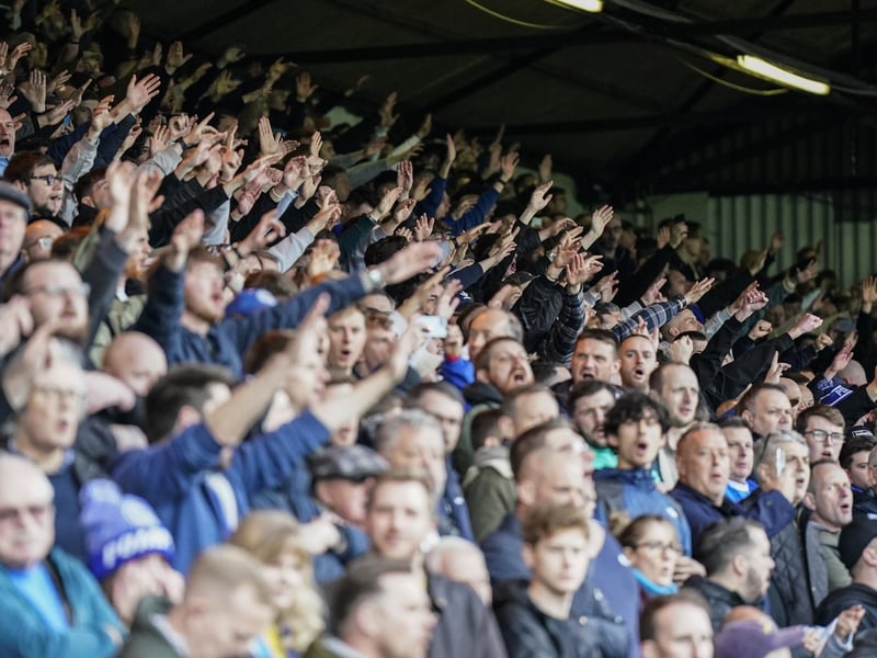 4,019 Pompey fans enjoyed the Blues' 1-0 win at Peterborough