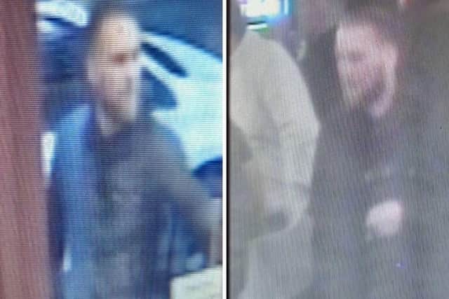 Police released two images of a man they wish to speak to. Picture: Hampshire and Isle of Wight Constabulary.