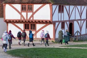 Pupils from Great Ballard School at the Weald & Downland Living Museum