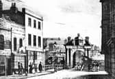 Broad Street sketch 1800's