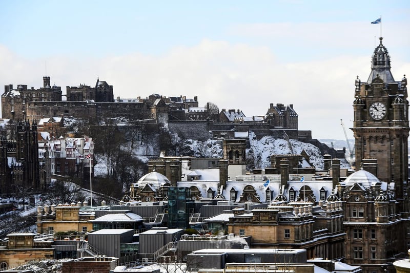 Edinburgh is one of the destinations you can fly to from Southampton Airport. Logan Air operate the flights. (Photo by ANDY BUCHANAN/AFP via Getty Images)