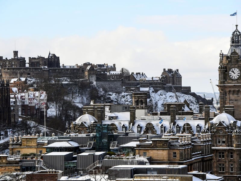 Edinburgh is one of the destinations you can fly to from Southampton Airport. Logan Air operate the flights. (Photo by ANDY BUCHANAN/AFP via Getty Images)