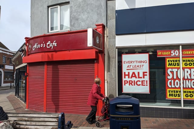 Nino's Cafe is an independent coffee shop on Cosham High Street.