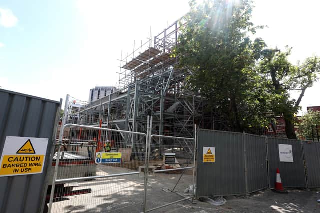 The new theatre is being built
Picture: Sam Stephenson.