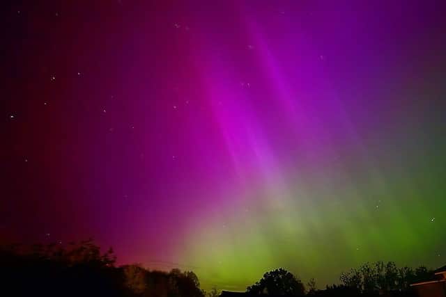Dazzling Northern lights display in West Sussex in May 2024. Photo: Carla Eliza