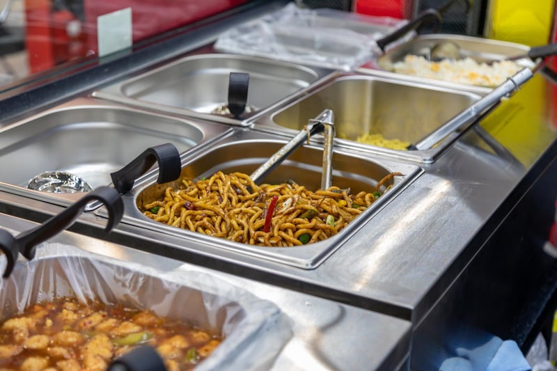 The fast-moving serving area at Oodles in Commercial Road. Picture: Mike Cooter