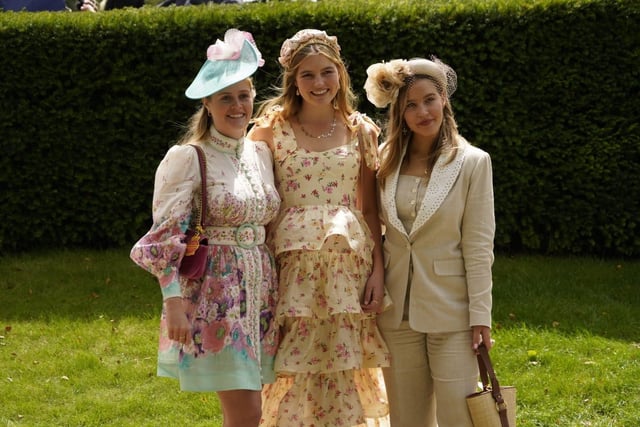 Ladies Day at Goodwood welcomed thousands of people and this year a range of fabulous outfits were on show. 
Picture credit: Clive Bennett