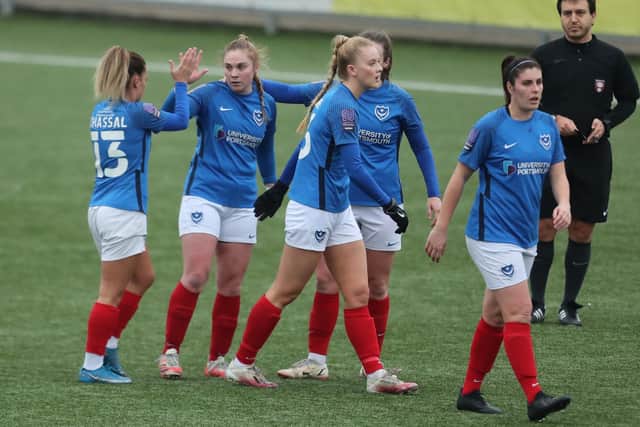 Pompey Women's three-point penalty deduction has been overturned by the FA Picture: Dave Haines