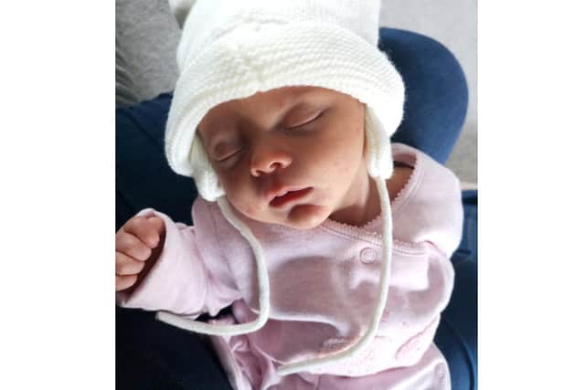 Cheryl's been trying to get baby girl, Harley, into a routine.