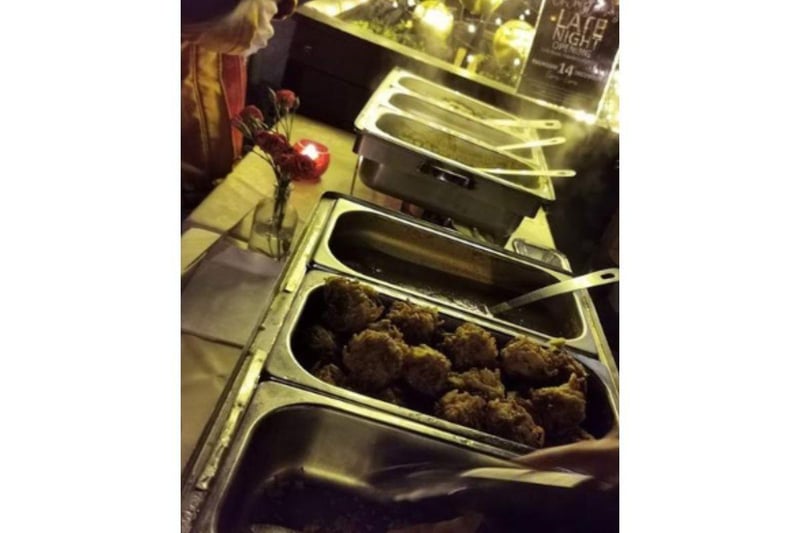 Indian restaurant Kassia provided takeaway options at the Clanfield Christmas late night shopping on Wednesday, December 14