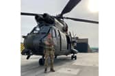 Hilsea-based army reservist, Gunner Ben Dawson pictured in Afghanistan during his deployment this year.