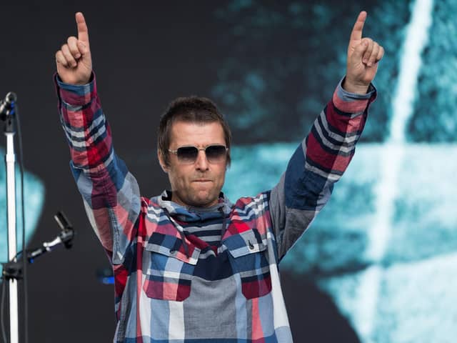 Liam Gallagher performs on the Pyramid stage on day four of Glastonbury Festival at Worthy Farm, Pilton on June 29, 2019 in Glastonbury, England. (Photo by Ian Gavan/Getty Images)