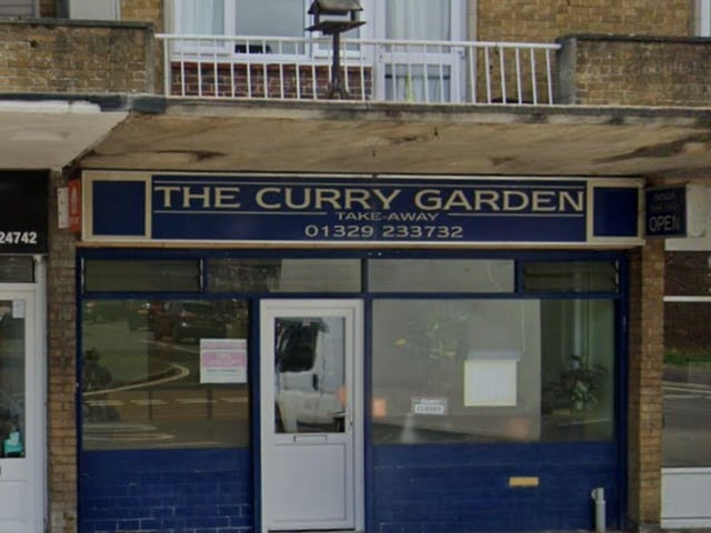 The Curry Garden, a takeaway at 62 Gregson Avenue, Gosport was given the score of three after assessment on January 23, the Food Standards Agency's website shows.