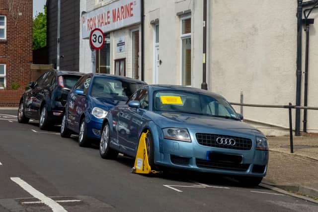Pictured: An untaxed vehicle at Owen Street, Southsea on Thursday 12 May 2022
Picture: Habibur Rahman