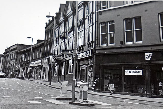 Stephenson Place looking from Holywell Street in 1982.