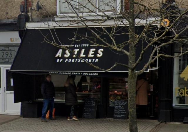 Astles of Portsmouth, Copnor Road, has a Google rating of 4.9 and one review said: "Welcoming staff happy to assist in your selection of prepared meats and dishes."