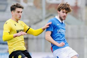Harvey Rew - in action for Pompey reserves against Millwall - is being released at the end of the season. Picture: Colin Farmery