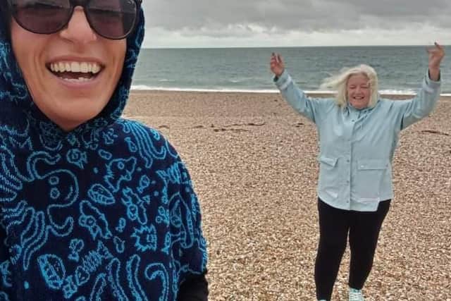 Chantelle Wyatt has made it her mission take a dip a day throughout October on Southsea seafront in aid of Surfers Against Sewage.