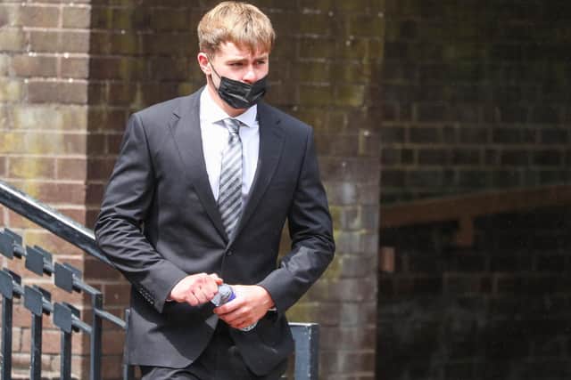 Joshua Kempster pictured at Portsmouth Crown Court. 

(220421-7042)