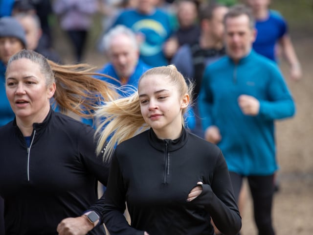 Competitors in Saturday morning's Havant parkrun at Staunton Country Park. Picture: Alex Shute