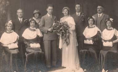 Frederic White at his wedding
