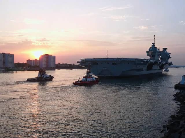A song produced for the Royal Navy and Royal Marines charity in honour of HMS Queen Elizabeth and goes through the emotions which sailors feel while on deployment.