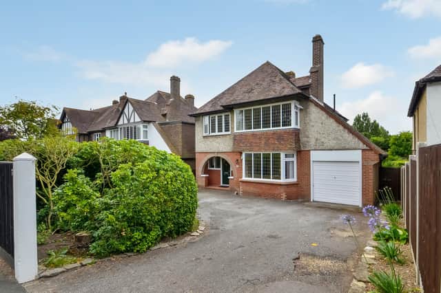 This four-bedroom detached house is on sale at a guide price of £715,000. it is listed by Town and Country Southern.