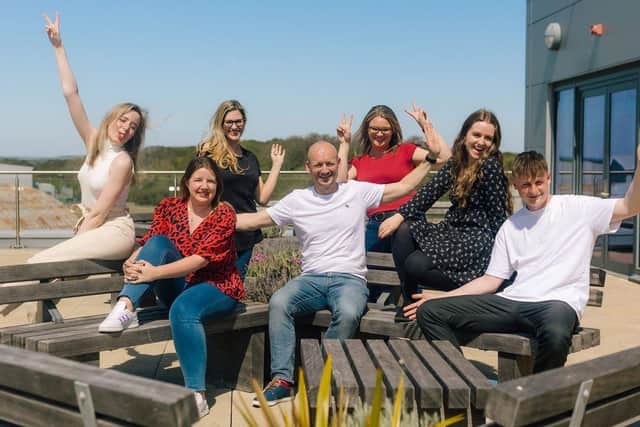 The Rebellion Marketing team from Fareham. Picture: Nisha Haq