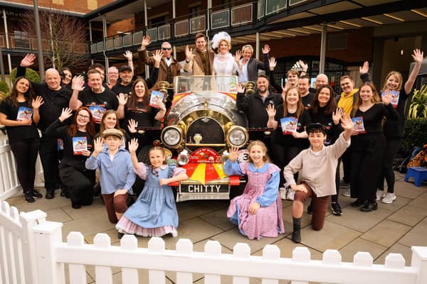 Pictured is: The cast of Chitty Chitty Bang Bang

Picture: Keith Woodland (180321-50)