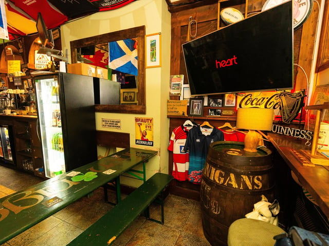 Shenanigans Irish Bar and Cafe 57 Osborne Road Pictured: Overall view inside Shenanigans 57 Osborne Road Picture: Marcin Jedrysiak