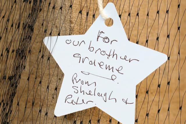 A message for loved ones
Picture: Chris Moorhouse      (230321-12)