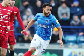 Pompey midfielder Louis Thompson