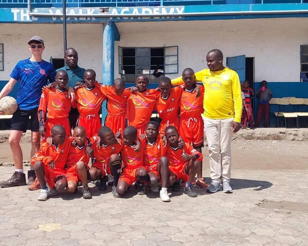 AFC Portchester Youth player donates past youth kit to school in Kenya.