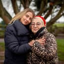 Olga Kravchenko with her grand mother, Raisa Mazanyk who came to the UK recently to stay in the UK in Southsea 
Picture: Habibur Rahman