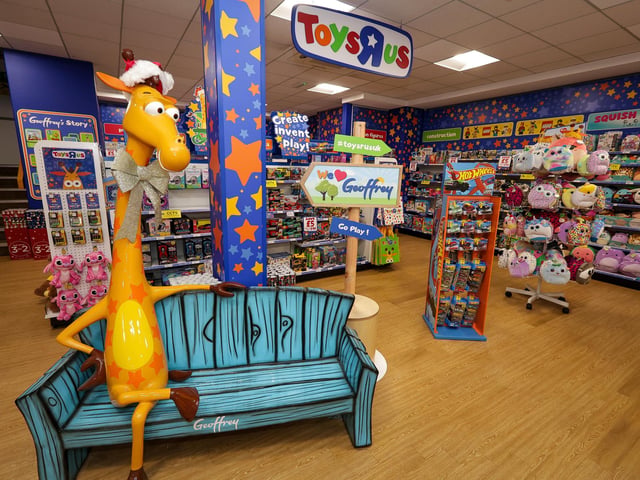 Inside the new Toys R Us shop in WHSmith, West Street, Fareham Picture: Chris  Moorhouse (231124-07)