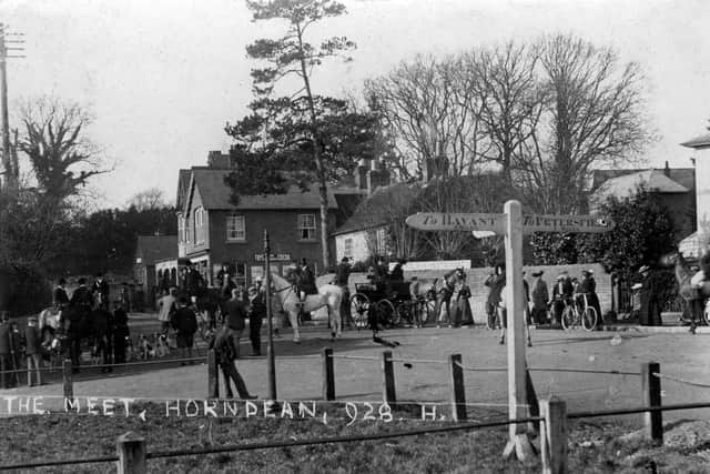 A hunt meeting at Horndean.
Picture: costen.co.uk