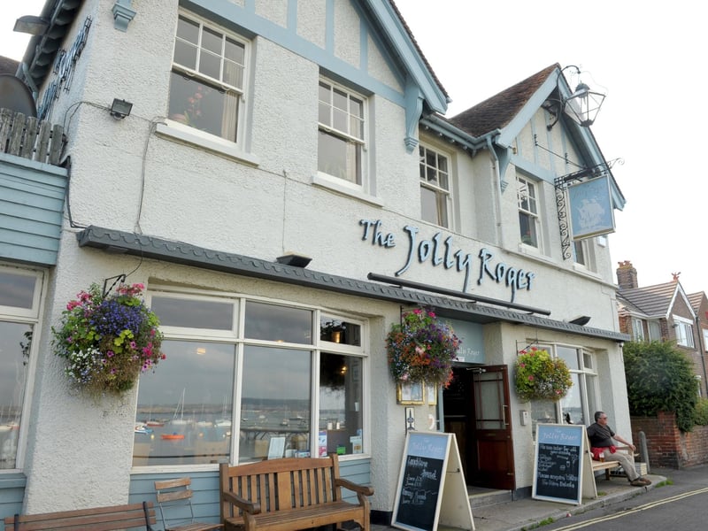 The Jolly Roger in Priory Road, Gosport, has a real fire according to useyourlocal.com.