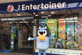 Bluey will be at The Entertainer’s Whiteley store this weekend