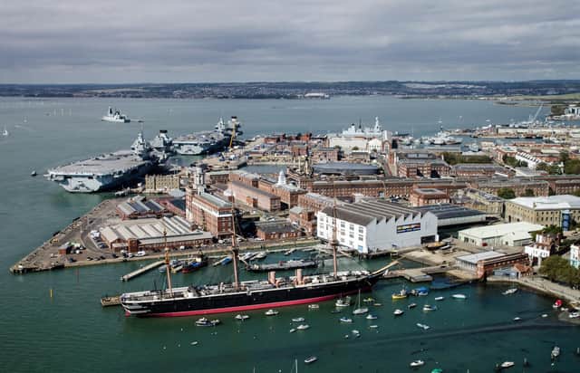Portsmouth's Historic Dockyard.
