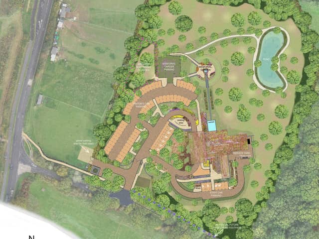 A plan of the proposed crematorium Picture: Mercia Crematoria Developments