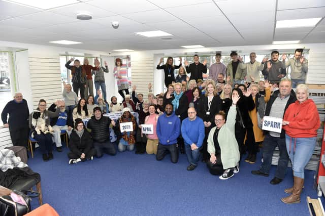 Founder Becki Simmons of Spark Community Space held a pre launch at her new premises in Fratton Way, Portsmouth, which is set to open Thursday, April 20, 2023.Picture: Sarah Standing (070323-873)