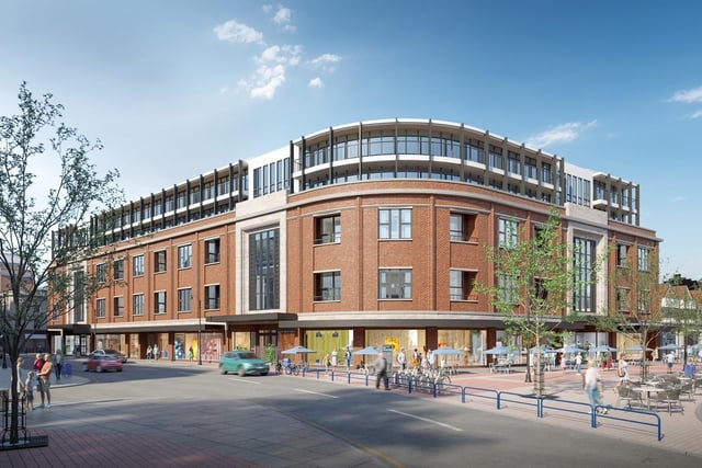 According to a spokesperson from Bernards Estates and Letting Agents, the Handleys Corner development could "bring life back" to Southsea's Palmerston Road. Here is a computer generated image showing what it might look like once it has has been redeveloped.