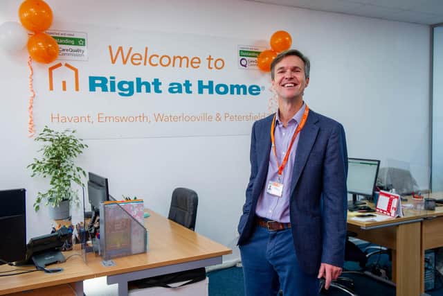 Pictured: Owner of Right at Home Havant & Petersfield, Duncan Cameron. Picture: Habibur Rahman