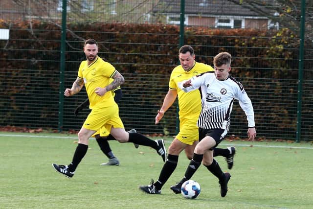 Harvest (yellow) v Whiteley, Hampshire Premier League
Picture: Sam Stephenson