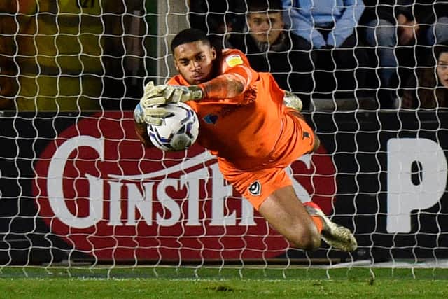 Gavin Bazunu has been named in the PFA's team of the season for League One.