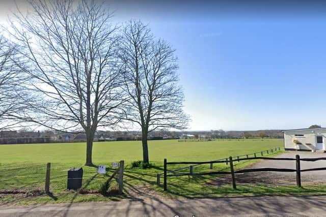 The Five Heads Recreation Ground in Horndean where a 17-year-old boy was attacked by a gang of '15 to 20' men. Photo: Google